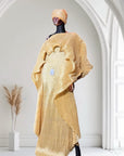 Amal Boubou Dress – Gold Flowing Traditional Outfit

