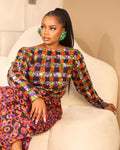The Zuri Backless Ankara Top and Pant