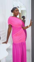 ROSE DRAPE DRESS